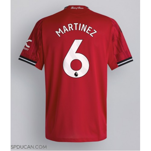 Muški Nogometni Dres Manchester United Lisandro Martinez #6 Domaci 2025-26 Kratak Rukav